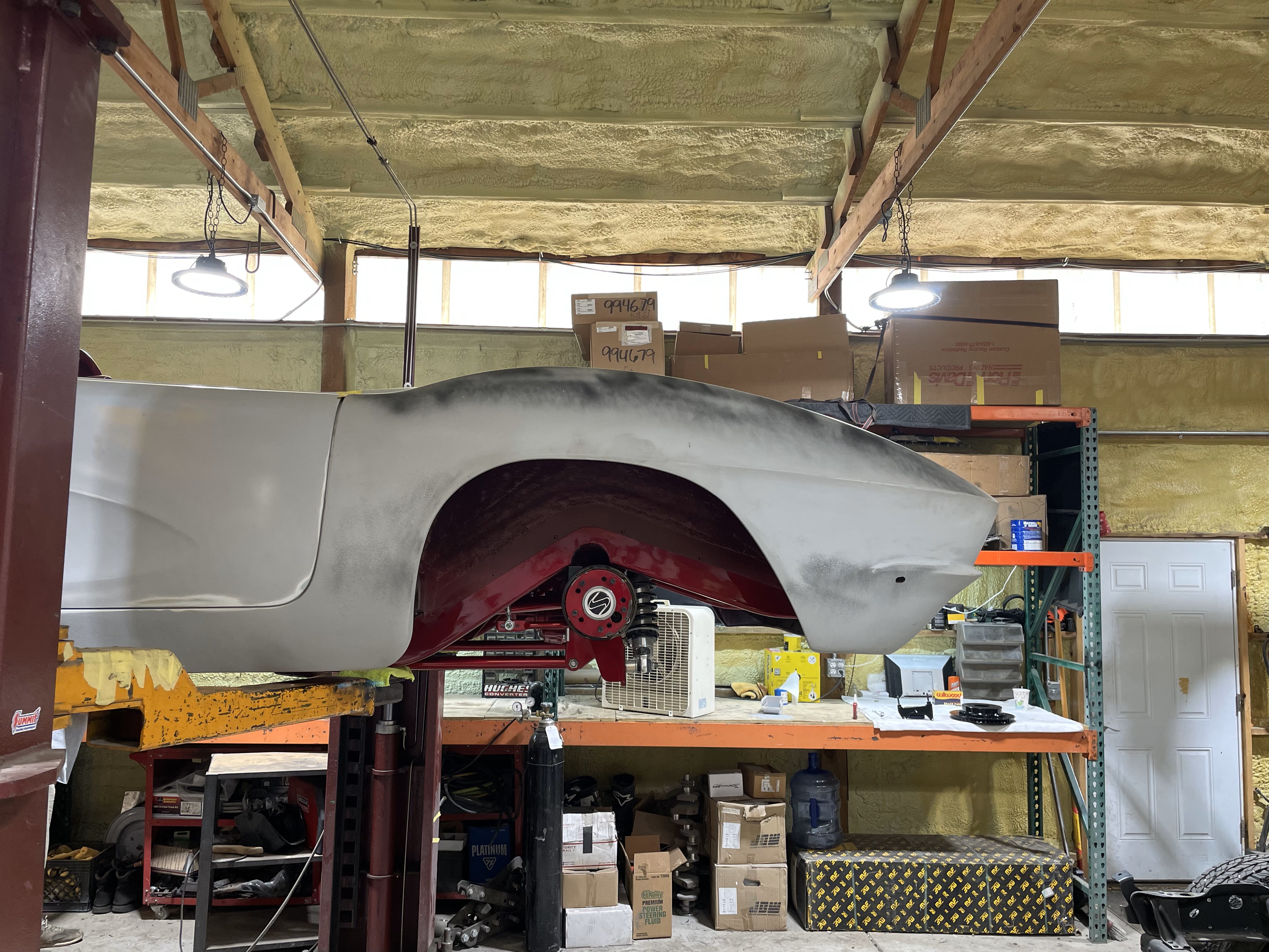 Corvette progress picture